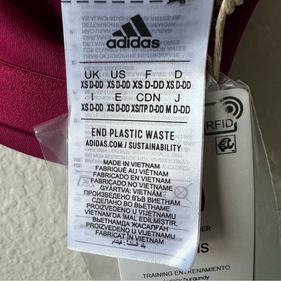 New with tags adidas Women's Training Medium Support Better 3-Stripes XS- DD - Picture 11 of 14